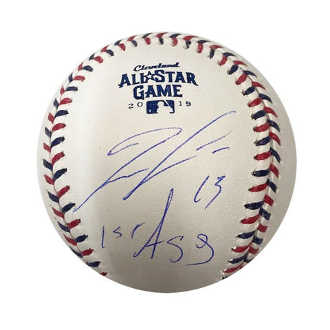 Ronald Acuna Jr. Autographed "1st ASG" 2019 ASG Logo Baseball