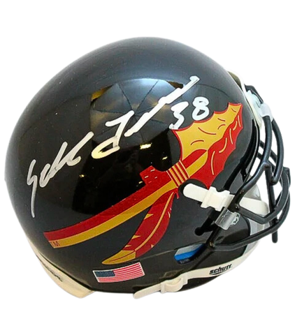 Sebastian Janikowski Autographed FSU Black Mini Helmet