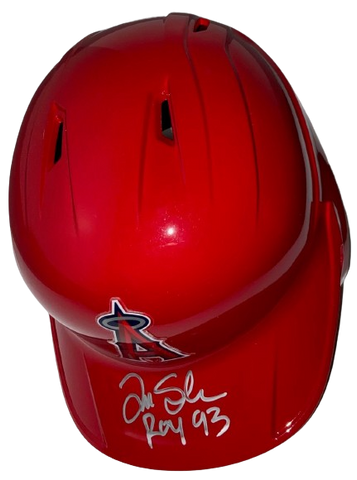 Tim Salmon Autographed "93 AL ROY" Angels Batting Helmet