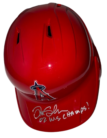 Tim Salmon Autographed "02 WS Champs" Angels Batting Helmet