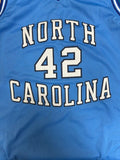 Jerry Stackhouse Autographed Blue North Carolina Custom Basketball Jersey