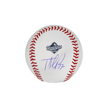 Teoscar Hernandez Los Angeles Dodgers Autographed 2025 MLB World Series Logo Baseball