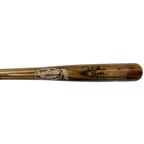 Tim Salmon Autographed "93 ROY" Louisville Slugger Bat