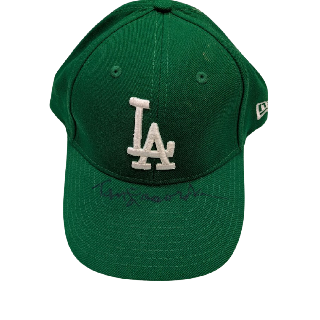 Tommy Lasorda Autographed St. Patrick Day Los Angeles Dodgers Hat - Player's Closet Project
