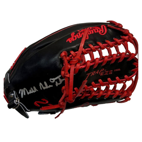 Mike Trout Autographed "Full Name" Game Model Fielding Glove