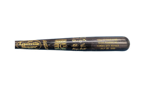 Unsigned Engraved HOF Game July 26, 1999 Louisville Slugger Black Bat (Dick Bosman's Personal Collection)
