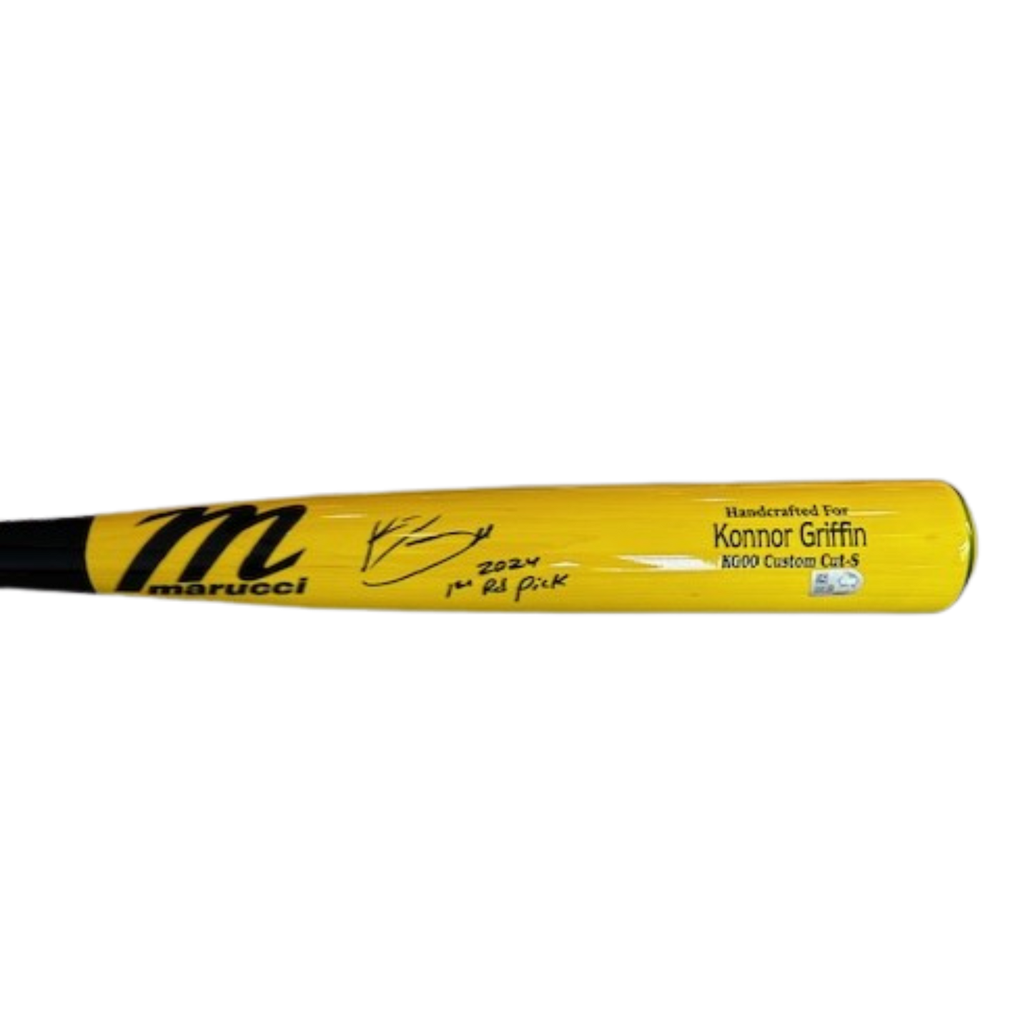 Konnor Griffin Autographed "2024 1ST RD PICK" Game Model Marucci Bat (PRESALE)