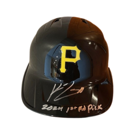 Konnor Griffin Autographed "2024 1ST RD PICK" Pirates Batting Helmet