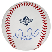 William Contreras Milwaukee Brewers Autographed 2026 World Series Logo Baseball - "26 WS MVP" Inscription
