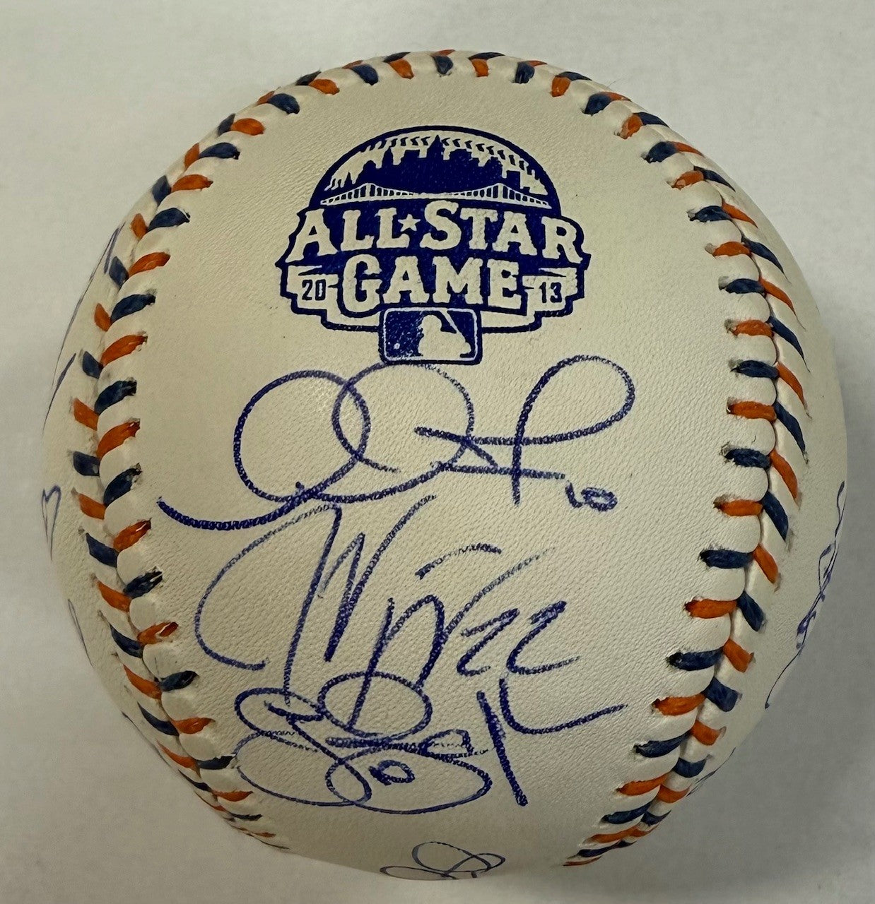 2013 All Star Game Logo Team Signed Baseball - Trout's House