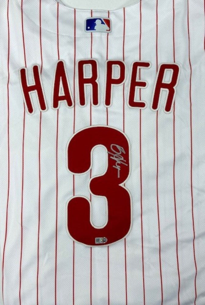 Bryce Harper Autographed Phillies Authentic Jersey