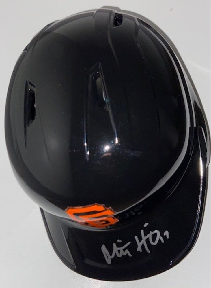 Mitch Haniger Autographed Giants Helmet