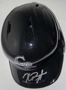 Kris Bryant Autographed Rockies Helmet