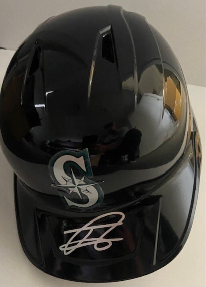 Julio Rodriguez Autographed Mariners Helmet