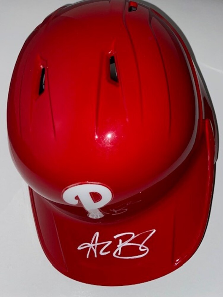Alec Bohm Autographed Phillies Batting Helmet