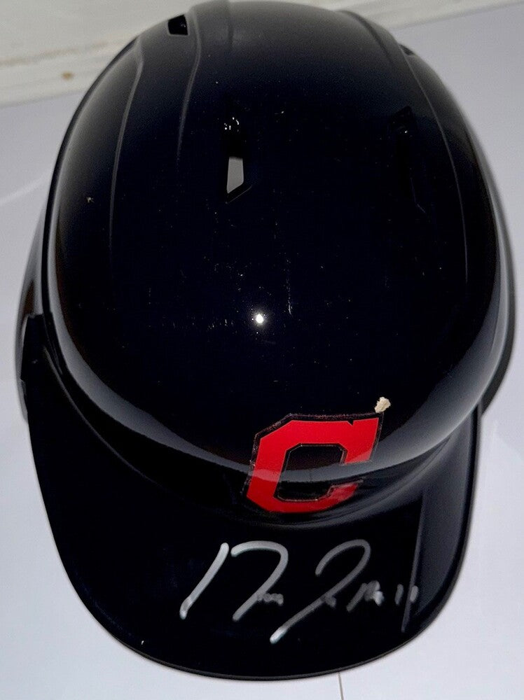 Jose Ramirez Autographed Guardians Helmet
