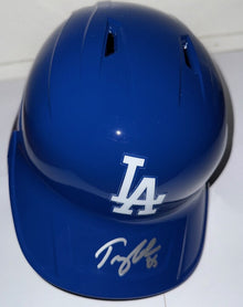 Tommy Edman Autographed Dodgers Helmet