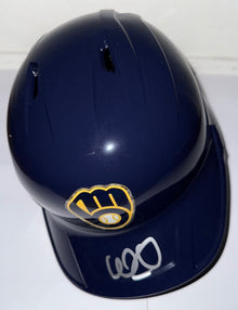 William Contreras Autographed Brewers Helmet