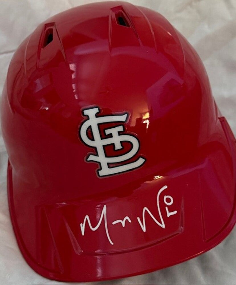 Masyn Winn Autographed Cardinals Helmet