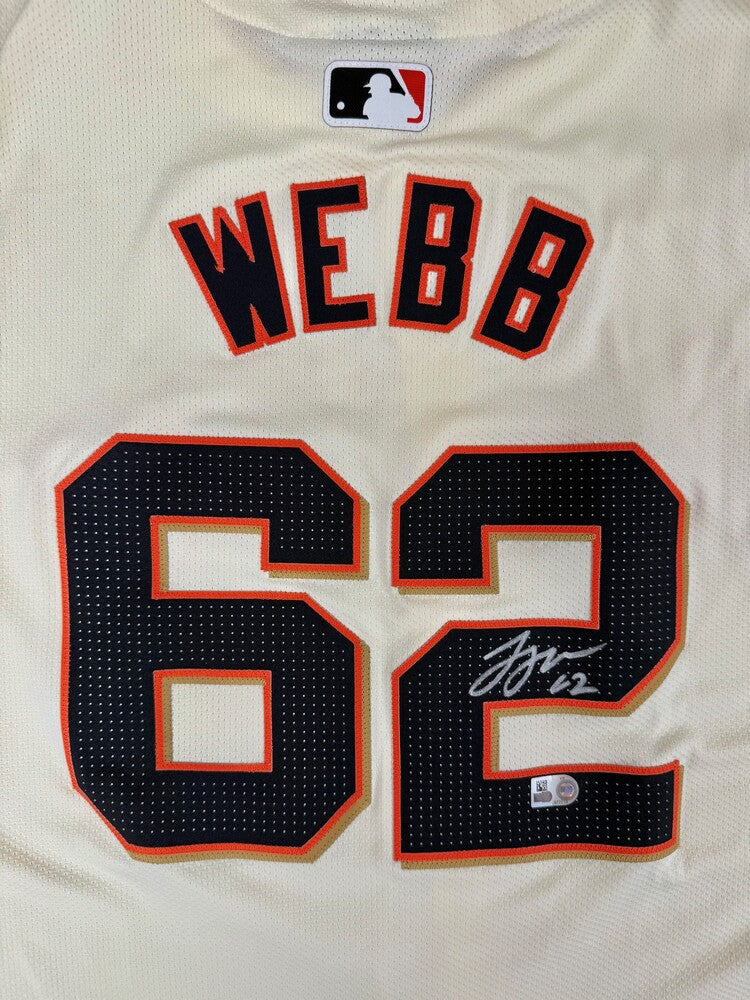 Logan Webb Autographed Giants Authentic Jersey