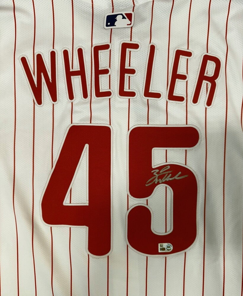 Zack Wheeler Autographed Phillies Authentic Jersey