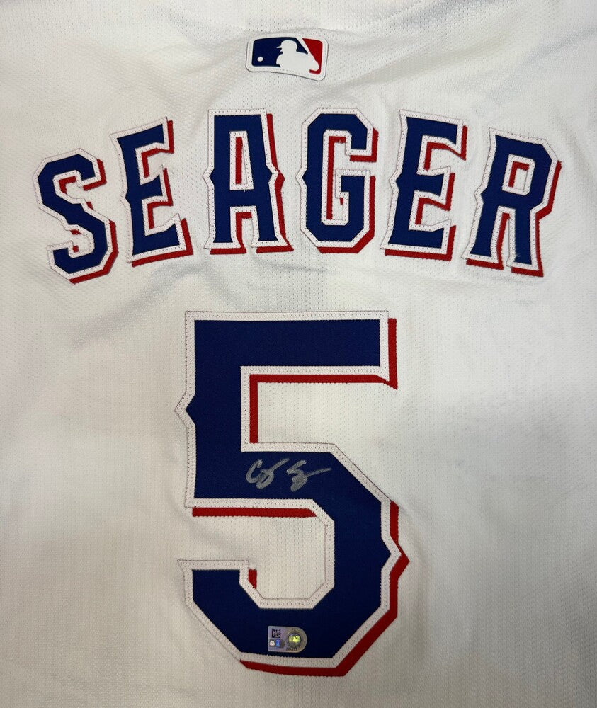 Corey Seager Autographed Rangers Authentic Jersey
