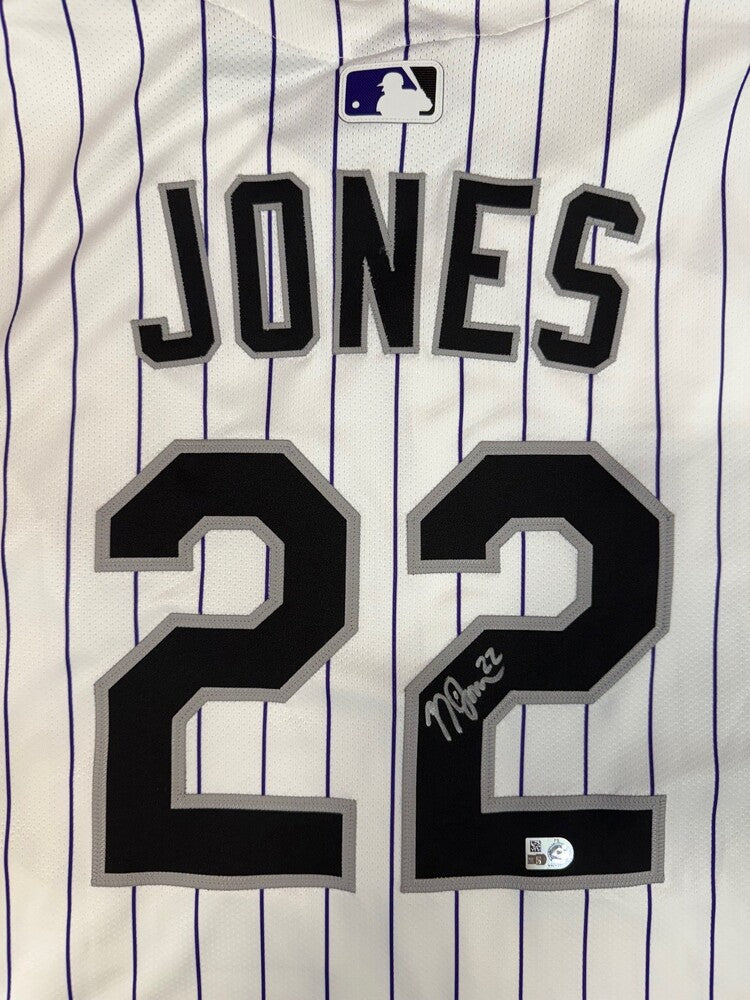 Nolan Jones Autographed Rockies Authentic Jersey