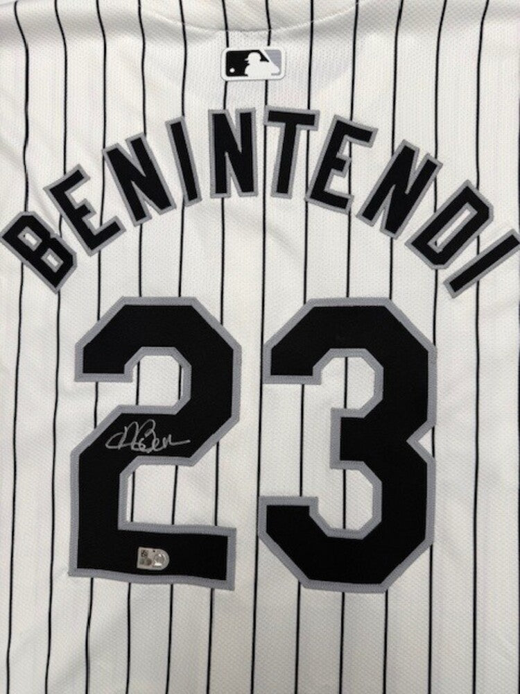 Andrew Benintendi Autographed White Sox Authentic Jersey