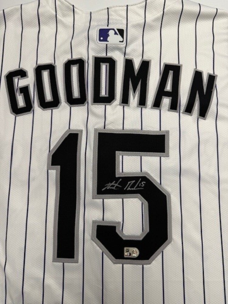 Hunter Goodman Autographed Rockies Authentic Jersey