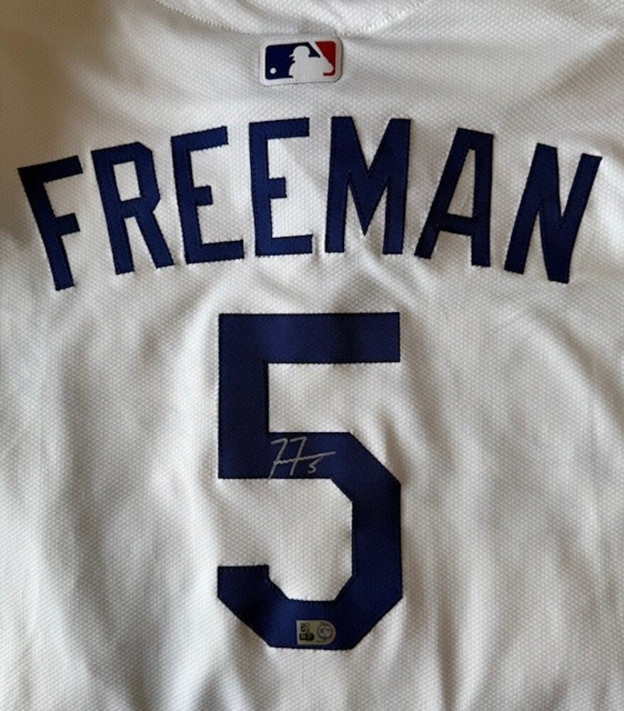Freddie Freeman Autographed Dodgers Authentic Jersey