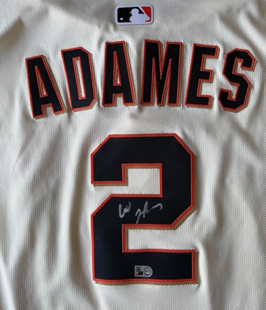 Willy Adames Autographed Giants Authentic Jersey