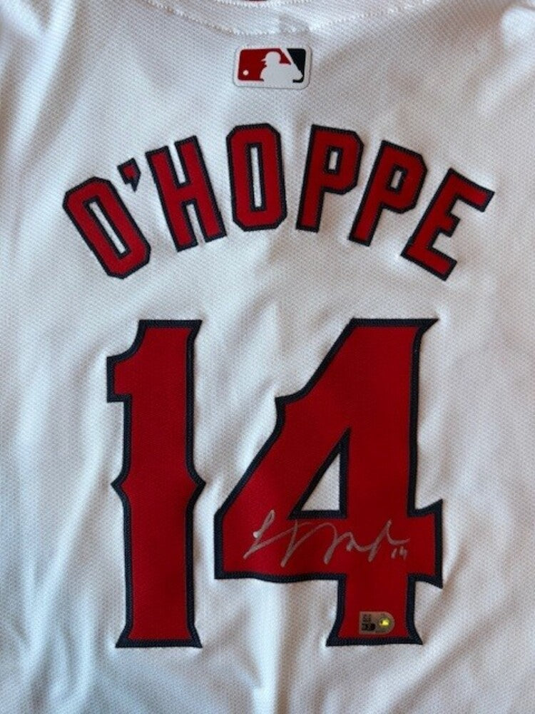Logan O'Hoppe Autographed Angels Authentic Jersey