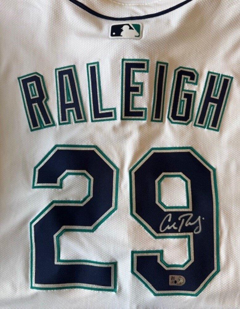 Cal Raleigh Autographed Mariners Authentic Jersey