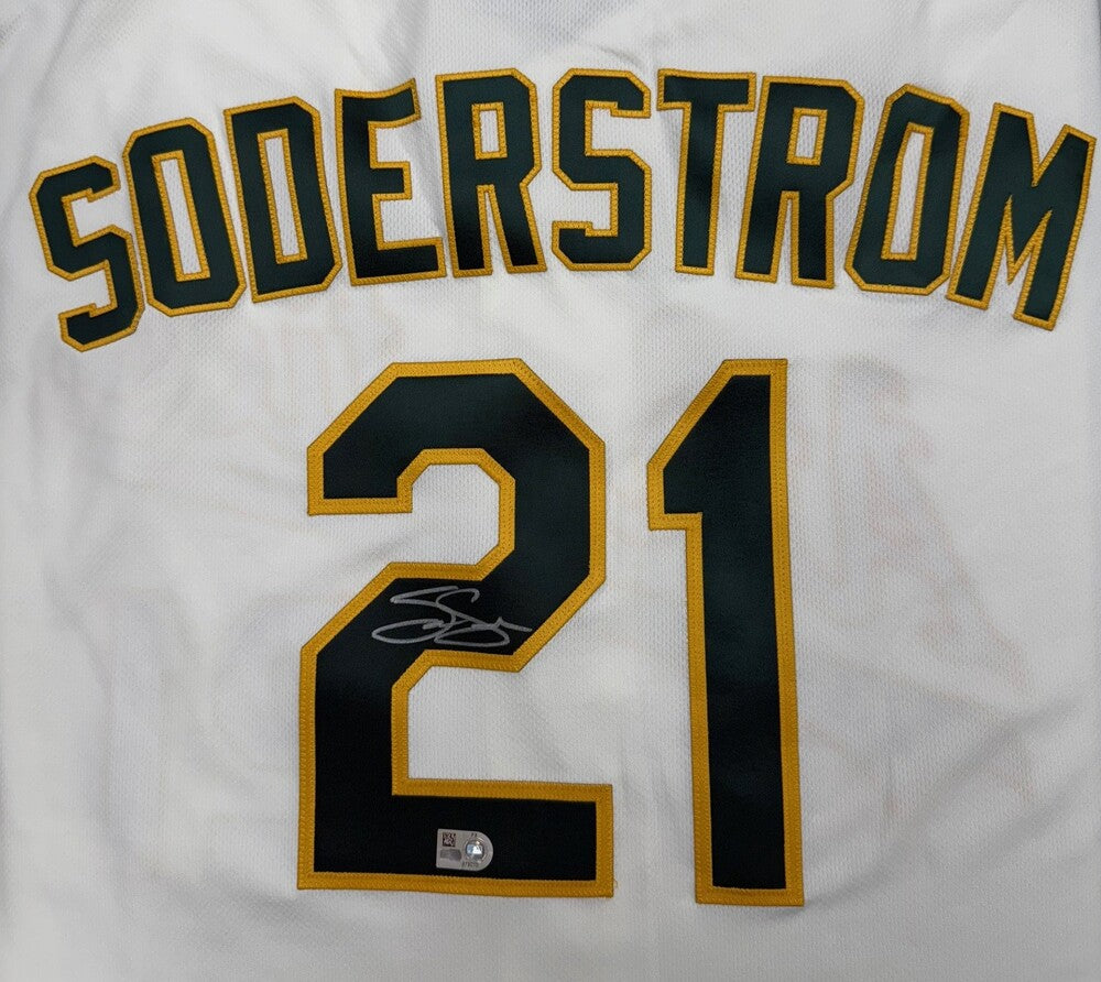 Tyler Soderstrom Autographed Athletics Authentic Jersey