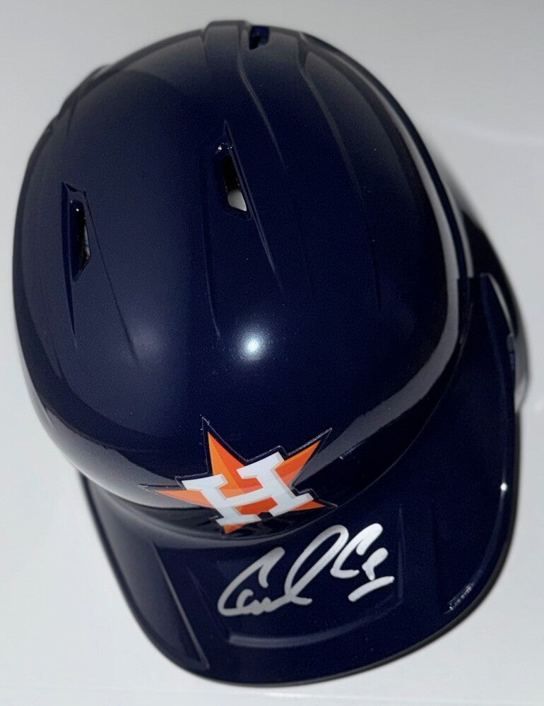 Carlos Correa Autographed Astros Helmet