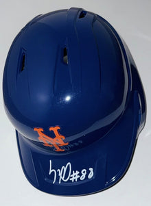 Luis Robert Jr. Autographed Mets Helmet