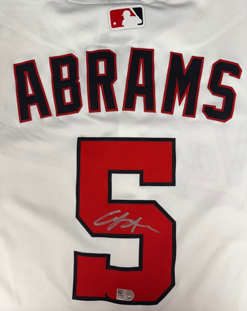 CJ Abrams Autographed Nationals Authentic Jersey