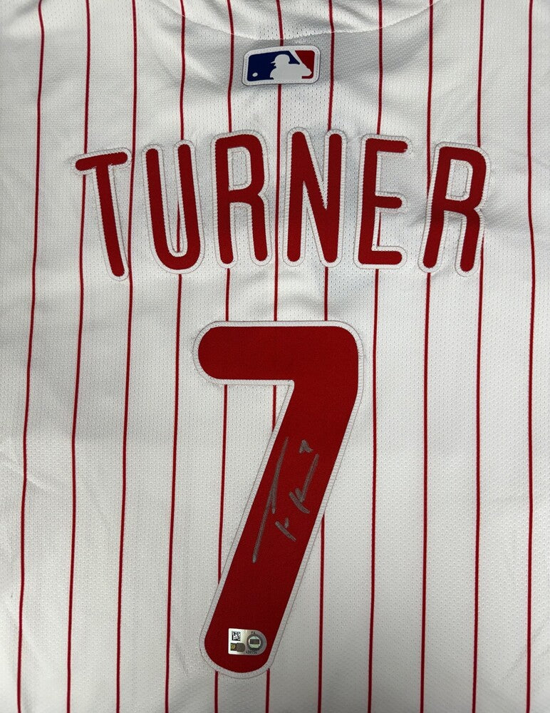 Trea Turner Autographed Phillies Authentic Jersey