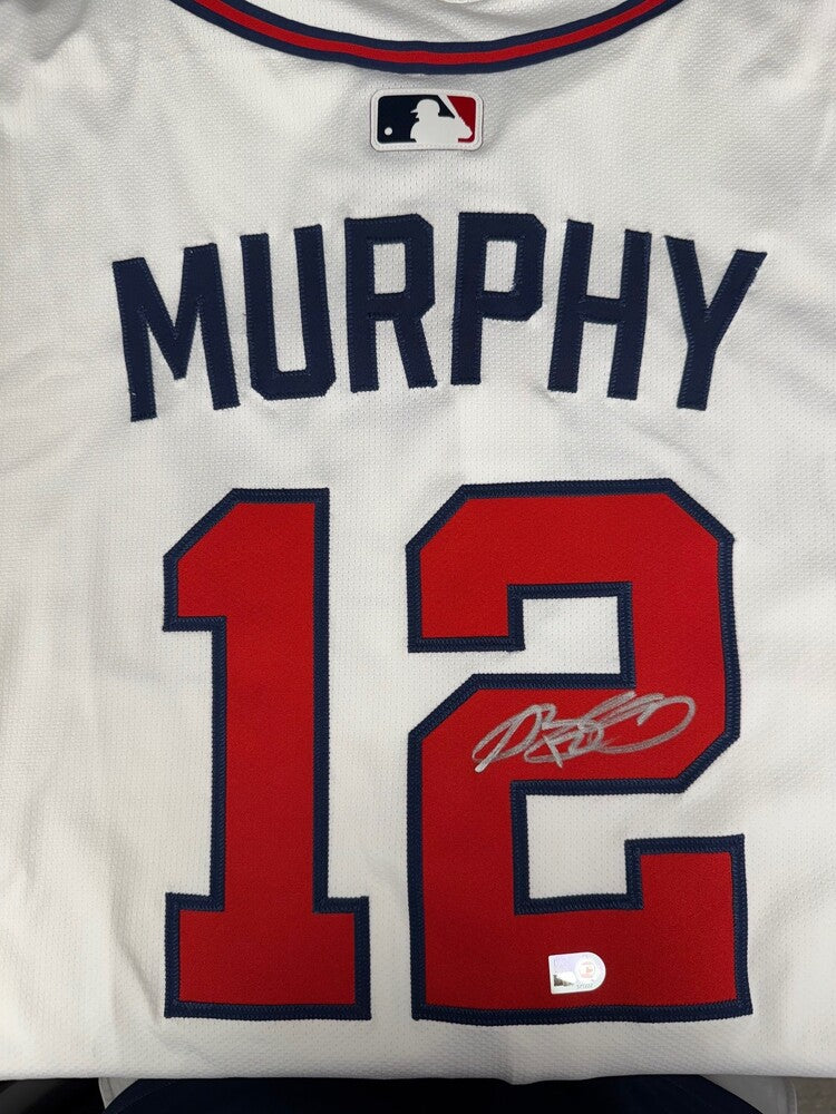Sean Murphy Autographed Braves Authentic Jersey