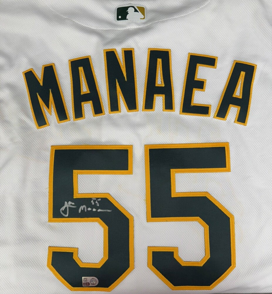 Sean Manaea Autographed Athletics Authentic Jersey