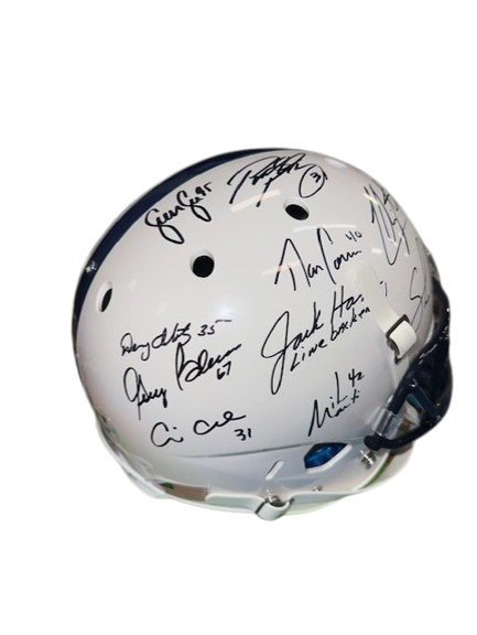 Penn State Linebacker U Multi Signed Full-Size Replica Helmet
