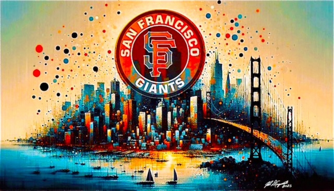 San Francisco Giants Skyscape Framed 16x20 - #1 of 100