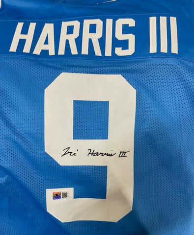 Tre Harris III Autographed Powder Blue Custom Jersey