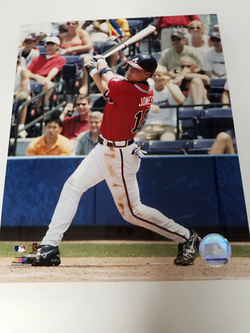 UNSIGNED Chipper Jones (batting3) 8x10 Photo