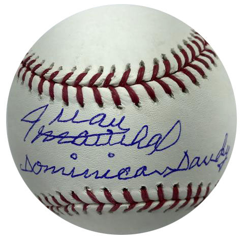 Juan Marichal Autographed Rawlings Official Major League Baseball with "Dominican Dandy" Inscription