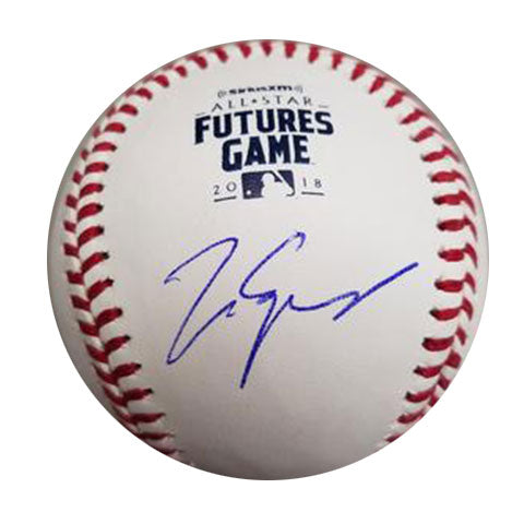 Matt Manning Autographed 2018 Futures Logo Baseball