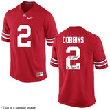 JK Dobbins Autographed Custom Ohio State Jersey