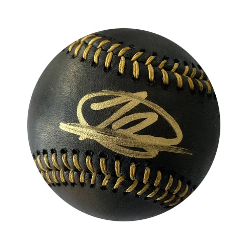 Jasson Dominguez Autographed Black Baseball