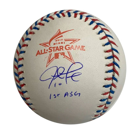 Justin Turner Autographed "1st ASG" 2017 ASG Logo Baseball