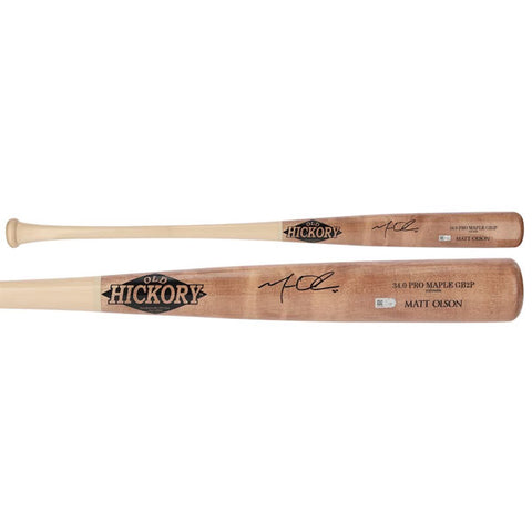 Matt Olson Autographed Old Hickory Game Model Bat